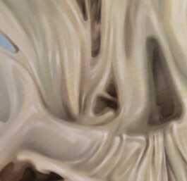 GEO MORPHÉ (exterieur) Detail Öl auf Leinwand /Oil on canvas 50 × 60 cm 2022 ©Anja Rausch 