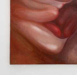 SCHARTE detail Öl auf Leinwand /Oil on canvas 70 × 50 cm 2022 ©Anja Rausch 