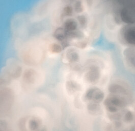 VOLATIL 1 Detail Öl auf Leinwand /Oil on canvas 70 × 50 cm 2022 ©Anja Rausch 