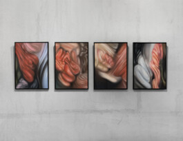 MORBID ORBIT SERIES Pastellkreide auf Papier/soft pastels on paper 59,4 × 42 cm (A2) ©Anja Rausch 