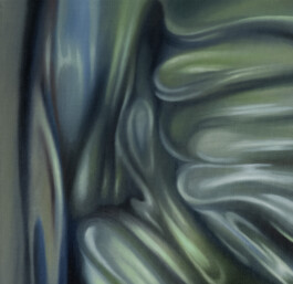 CHLOROPHYLL detail Öl auf Leinwand /Oil on canvas 60 × 50 cm 2022 ©Anja Rausch 