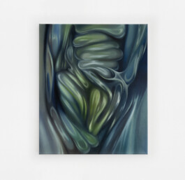 CHLOROPHYLL Installation Öl auf Leinwand /Oil on canvas 60 × 50 cm 2022 ©Anja Rausch 