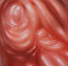 TRANSIT detail Öl auf Leinwand /Oil on canvas 90 × 70 cm 2022 ©Anja Rausch 