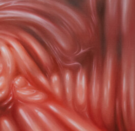 TRANSIT detail Öl auf Leinwand /Oil on canvas 90 × 70 cm 2022 ©Anja Rausch 