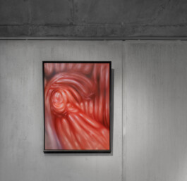 TRANSIT Öl auf Leinwand /Oil on canvas 90 × 70 cm 2022 ©Anja Rausch 