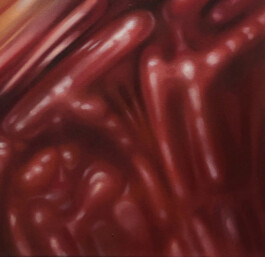 VELOCITAS Detail Öl auf Leinwand / Oil on canvas 50 × 40 cm 2022 ©Anja Rausch 