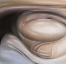 SERPENTINE detail Pastellkreide auf Papier/soft pastels on paper 100 × 70 cm 2023 ©Anja Rausch 