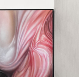 HYPOSTRACUM detail Pastellkreide auf Papier/soft pastels on paper 100 × 70 cm 2023 ©Anja Rausch 