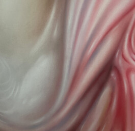 HYPOSTRACUM detail Pastellkreide auf Papier/soft pastels on paper 100 × 70 cm 2023 ©Anja Rausch 