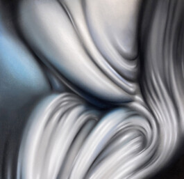 Sog Pastellkreide auf Papier/soft pastels on paper 59,4 × 42 cm (A2) 2023 ©Anja Rausch 