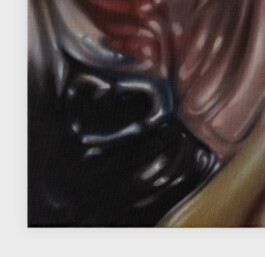 KERBE detail Öl auf Rohleinen /Oil on raw canvas 60 × 50 cm 2023 ©Anja Rausch 