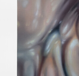 SCHMELZ detail (Diptychon/Diptych) Öl auf Leinwand /Oil on canvas 70 × 60 cm (70 × 30 cm jew./each) 2023 ©Anja Rausch 