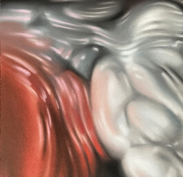 LIGATUR 1+2 Pastellkreide auf Papier/soft pastels on paper 42 × 29,7 cm (A3) 2023 ©Anja Rausch 