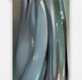 GRAVIS Detail Öl auf Leinwand /Oil on canvas 97 × 23 cm 2023 ©Anja Rausch 