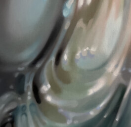 GRAVIS Detail Öl auf Leinwand /Oil on canvas 97 × 23 cm 2023 ©Anja Rausch 