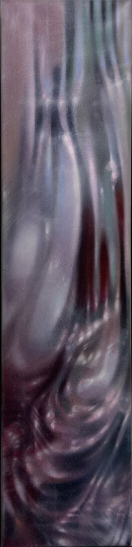 GRAVIS Oil on canvas Öl auf Leinwand 97 × 23 cm 2023/2026 