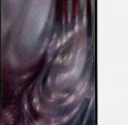 GRAVIS Oil on canvas Öl auf Leinwand 97 × 23 cm 2023/2026 