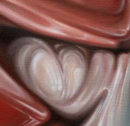 LAQUE detail Öl auf Leinwand /Oil on canvas 90 × 70 cm 2022 ©Anja Rausch 