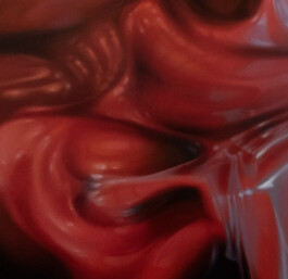 PLEXUS detail Öl auf Leinwand /Oil on canvas 150 × 125 cm 2023 ©Anja Rausch 