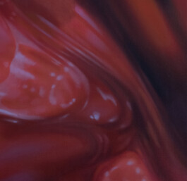 PLEXUS detail Öl auf Leinwand /Oil on canvas 150 × 125 cm 2023 ©Anja Rausch 