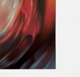 LARVA Detail Öl auf Leinwand /Oil on canvas 100 × 80 cm 2023 ©Anja Rausch 