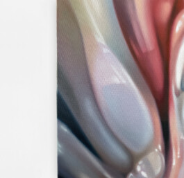 LARVA Detail Öl auf Leinwand /Oil on canvas 100 × 80 cm 2023 ©Anja Rausch 