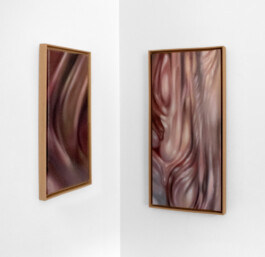 PENTIMENTI 1+2 Öl auf Leinwand / Oil on canvas 70 × 35 cm 2022 ©Anja Rausch 