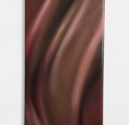 PENTIMENTI 2 detail Öl auf Leinwand / Oil on canvas 55,5 × 20 cm 2022 ©Anja Rausch 