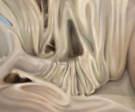 GEO MORPHÉ (exterieur) Öl auf Leinwand /Oil on canvas 50 × 60 cm 2022 ©Anja Rausch 