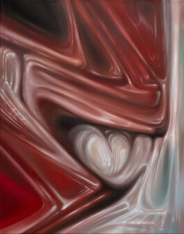 LAQUE Öl auf Leinwand /Oil on canvas 90 × 70 cm 2022 ©Anja Rausch 