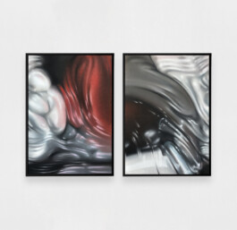 LIGATUR 1+2 Pastellkreide auf Papier/soft pastels on paper 42 × 29,7 cm (A3) 2023 ©Anja Rausch 