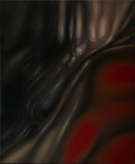 LOBUS Öl auf Leinwand /Oil on canvas 60 × 50 cm 2022 ©Anja Rausch 