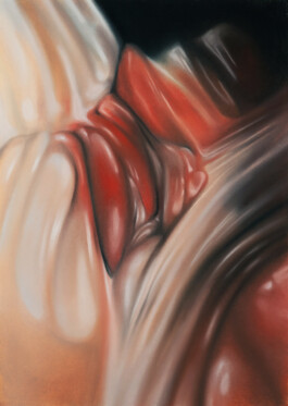 MORBID ORBIT 2 Pastellkreide auf Papier/soft pastels on paper 59,4 × 42 cm (A2) ©Anja Rausch 