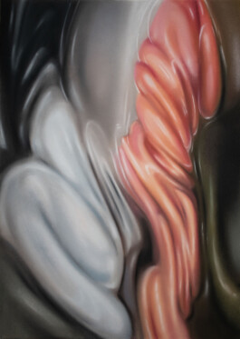 MORBID ORBIT 5 Pastellkreide auf Papier/soft pastels on paper 59,4 × 42 cm (A2) ©Anja Rausch 