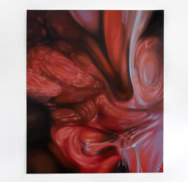 PLEXUS Installation Öl auf Leinwand /Oil on canvas 150 × 125 cm 2023 ©Anja Rausch 