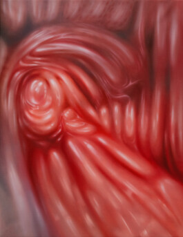 TRANSIT Öl auf Leinwand /Oil on canvas 90 × 70 cm 2022 ©Anja Rausch 