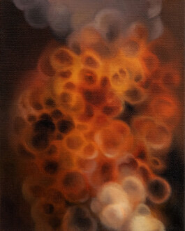 VOLATIL 1 Öl auf Leinwand /Oil on canvas 30 × 24 cm 2022 ©Anja Rausch 