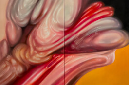 ZWINAL (Diptychon/Diptych) Öl auf Leinwand /Oil on canvas 80 × 120 cm (80 × 60 cm jew./each) 2023 ©Anja Rausch 