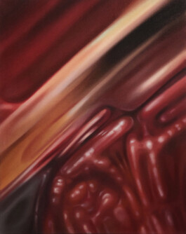 VELOCITAS Öl auf Leinwand / Oil on canvas 50 × 40 cm 2022 ©Anja Rausch 