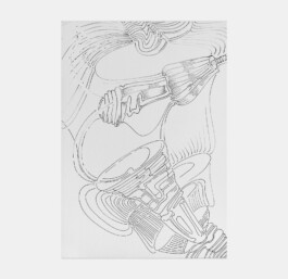 PT2201240007 Ink pen on paper/ Tuschestift auf Papier 59,4 × 42 cm 2022 ©Anja Rausch 