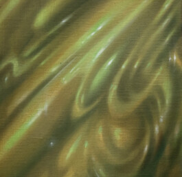 FUGE Oil on canvas Öl auf Leinwand 24 × 30/30 × 20 cm 2024 