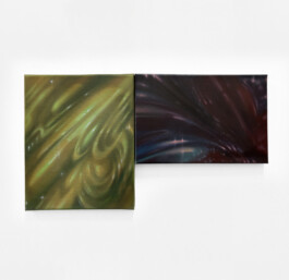 FUGE Oil on canvas Öl auf Leinwand 24 × 30/30 × 20 cm 2024 