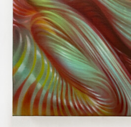 MANA Detail Öl auf Leinwand /Oil on canvas 40 × 30 × 4,5 cm ©Anja Rausch 