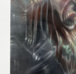 DRACO Oil on raw canvas Öl auf rohem Leinwand 100 × 70 cm  2025 ©Anja Rausch 