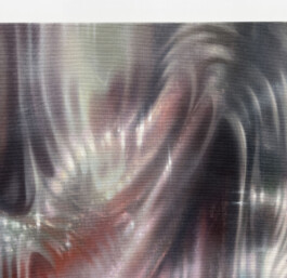 DRACO Oil on raw canvas Öl auf rohem Leinwand 100 × 70 cm  2025 ©Anja Rausch 