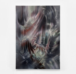 DRACO Oil on raw canvas Öl auf rohem Leinwand 100 × 70 cm  2025 ©Anja Rausch 