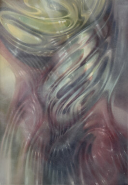 ECHO Oil on canvas Öl auf Leinwand 100 × 70 cm  2025 ©Anja Rausch 