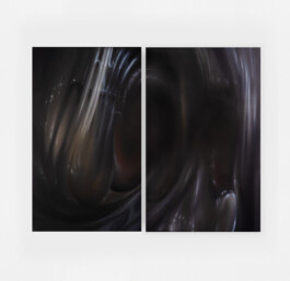 REZIPROK (Diptychon/Diptych) Öl auf Leinwand /Oil on canvas 80 × 100 cm (80 × 50 cm jew./each) 2023 ©Anja Rausch 