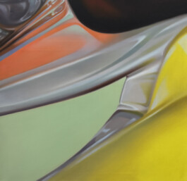 RUMPF–SILO (DIPTYCH) Oil on canvas Öl auf Leinwand  100×140 cm 2024 