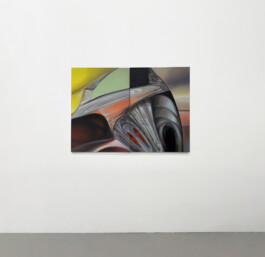 RUMPF–SILO (DIPTYCH) Oil on canvas Öl auf Leinwand  100×140 cm 2024 